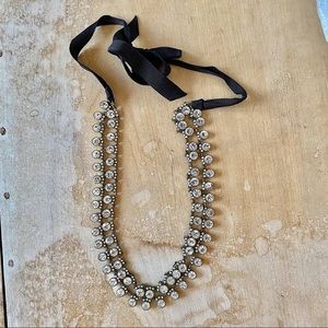 J. Crew Long Crystal Necklace
